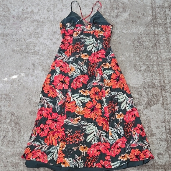 Leith Floral Green Maxi Dress Size Small - Picture 4 of 9